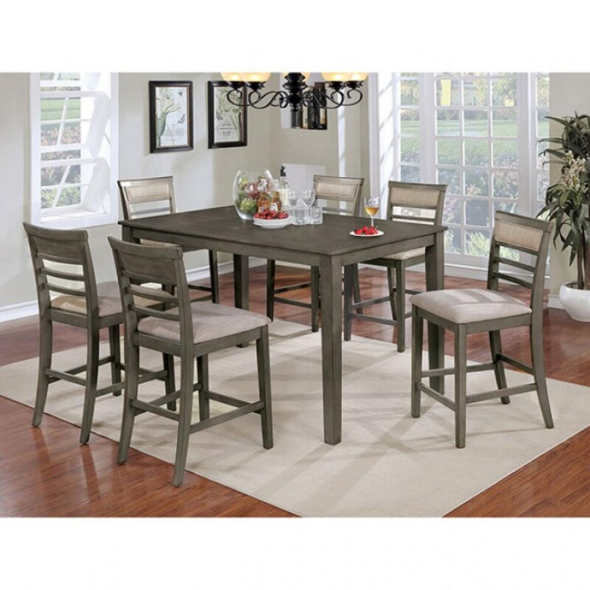 Fafnir 7 Pc. Counter Ht. Table Set Dining Sets Dining Sets 5