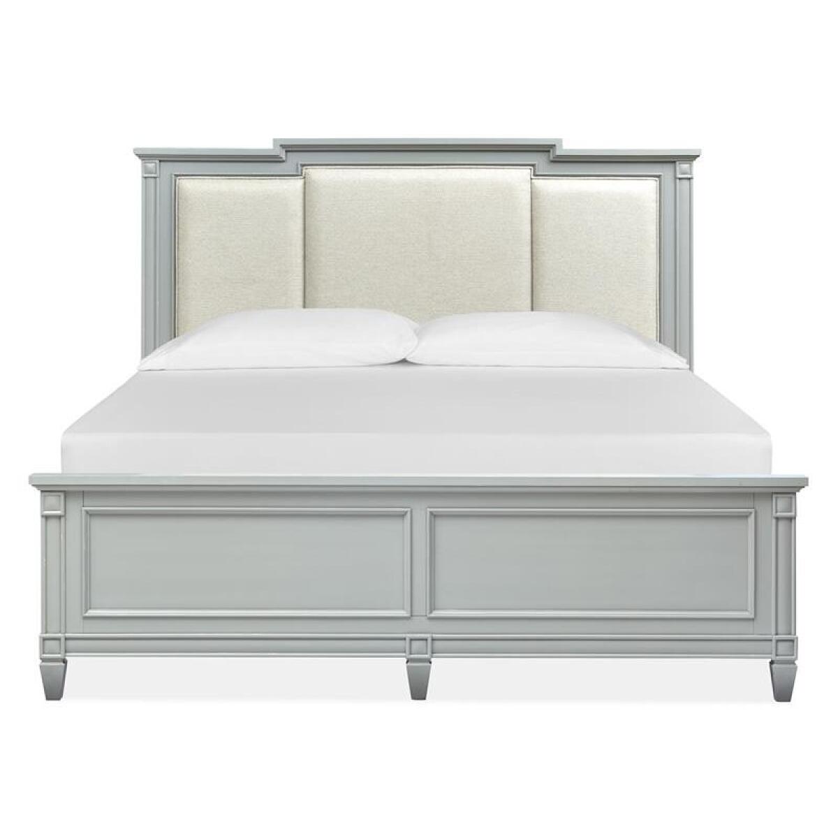 Glenbrook Complete King Panel Bed w/Upholstered Headboard Beds Beds 4