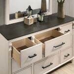 Agathon Dresser Dressers Antique White/Gray 10