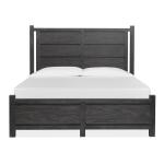 Plum Creek - Black Complete King Panel Bed