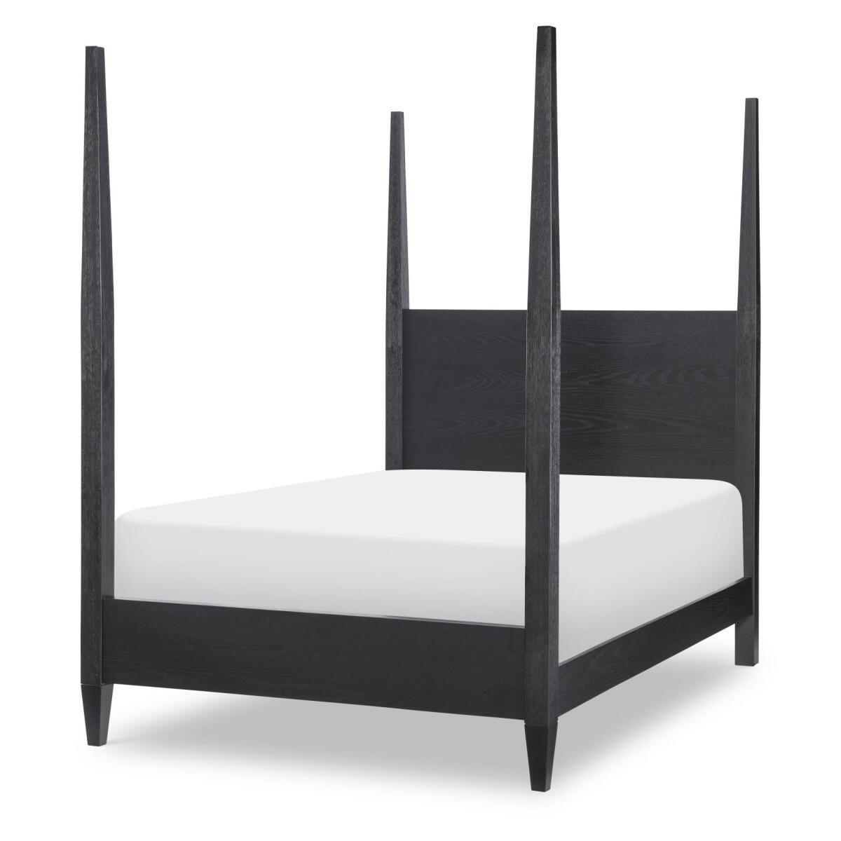 Complete Poster Bed Full 4/6 Blacksmith Youth Beds Black 4