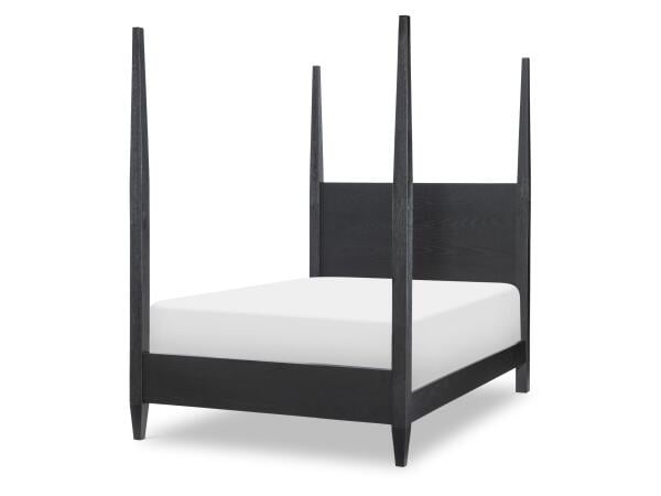 Complete Poster Bed Full 4/6 Blacksmith Youth Beds Black