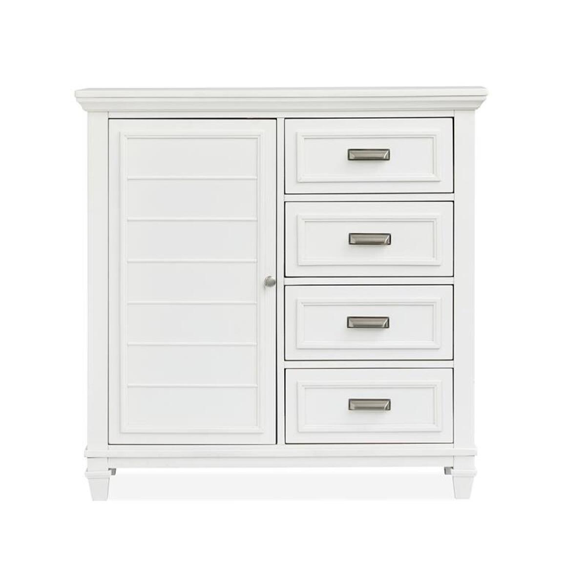 Charleston Door Chest – White Chests Chests 4