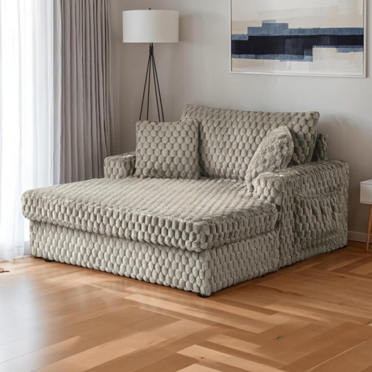 Ferryhill 2-Arm Chaise Sleeper Sofas Furniture of America 4