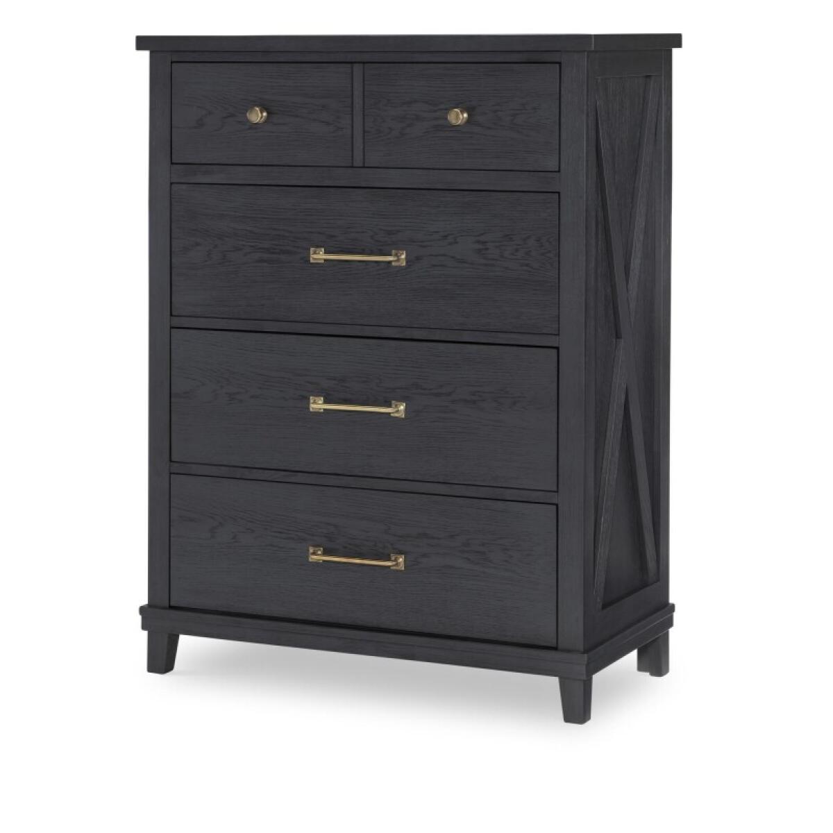 Drawer Chest Black Finish Youth Chests Black 4