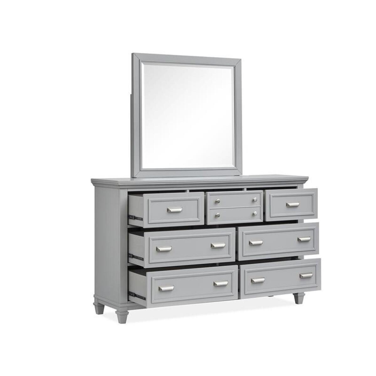 Charleston Drawer Dresser – Grey Dressers Dressers 7