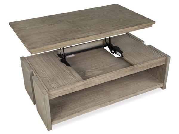 Conrad Rect. Lift Top Storage Cocktail Table w/Casters - Image 9