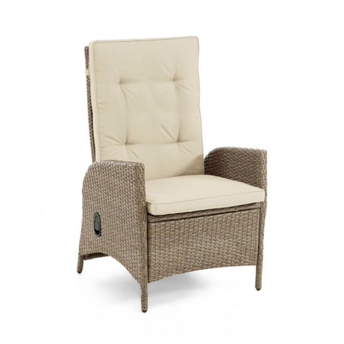 Mackay Reclining Chair (2/Ctn) Outdoor Chairs Beige/Natural 4