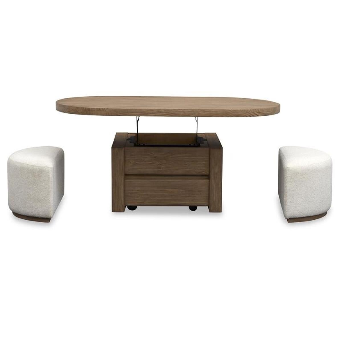 Hayden Lift Top Stg.Cocktail Table w/Casters & 2 Uph.Stools - Image 13