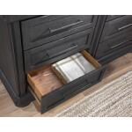 Dresser 6 Drawers Dressers Black 24