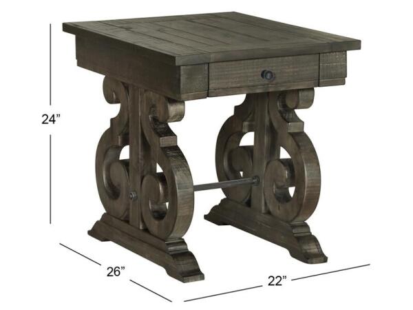 Bellamy Rectangular End Table - Image 4