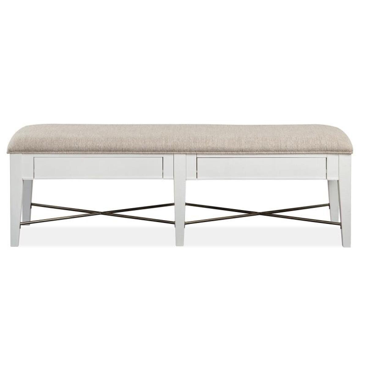 Heron D4400-68 Bench w/Upholstered Seat - Image 2