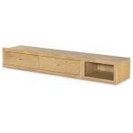 Underbed Storage Natural Hickory