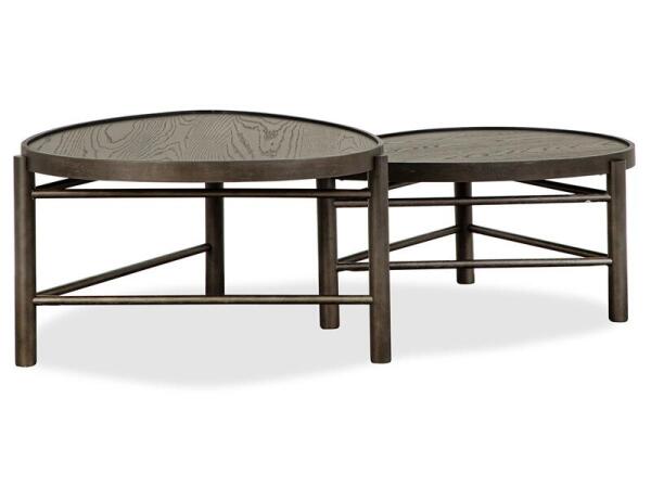 Hadleigh Black Shaped Nesting Cocktail Table - Image 3