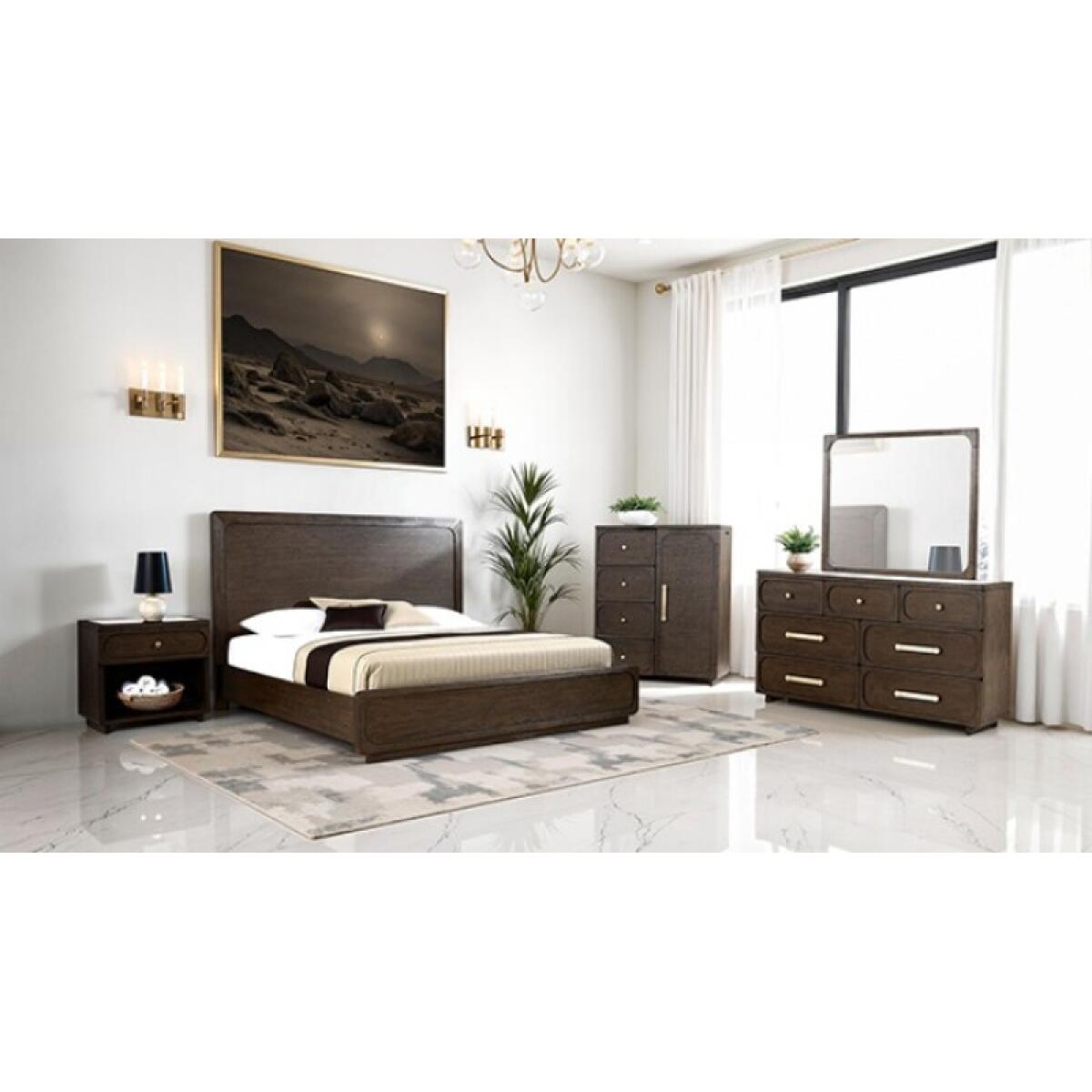 Vellara 5 Pc Queen Bedroom Set w/ 2 Nightstands - Image 3
