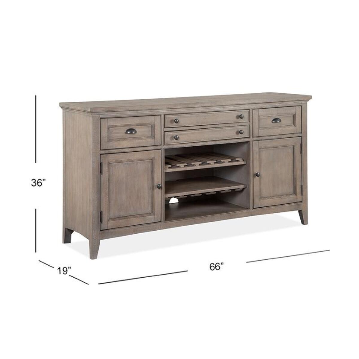 Paxton Place Buffet Dining Storage Brown 10