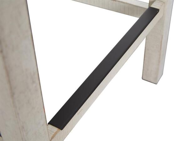 Bronwyn Counter Chair (2/ctn) Chairs & Benches Alabaster, Toasted Nutmeg, Antique Brass w/Pewter Overlay, Baja Natural Fabric 15