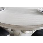 Complete Round Table Dining Sets Aged White 18