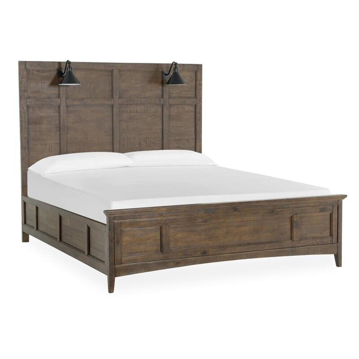 Bay Creek Complete King Lamp Panel Bed with Regular Rails Beds Beds 7