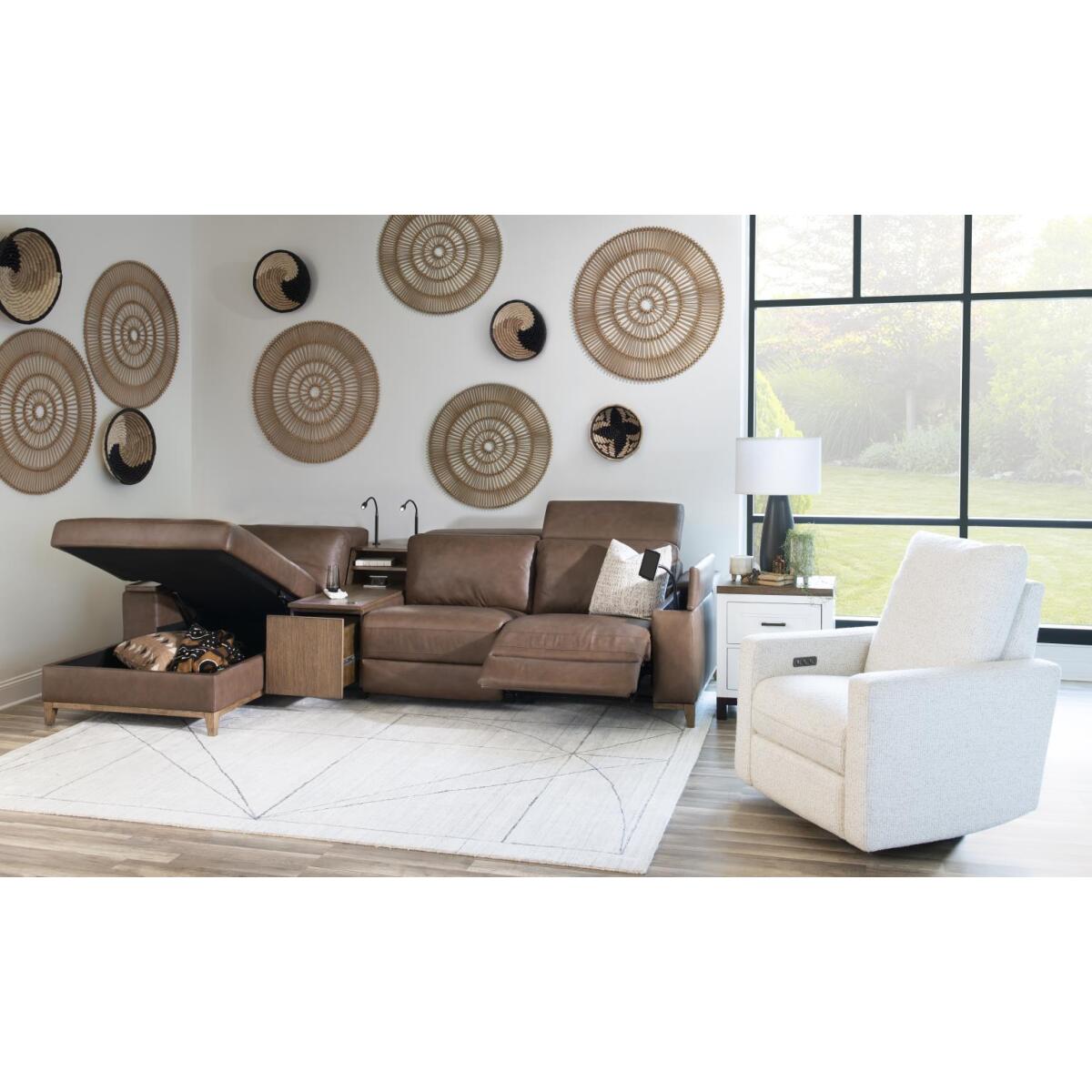 Swivel Glider Mohave Recliners Cream 10