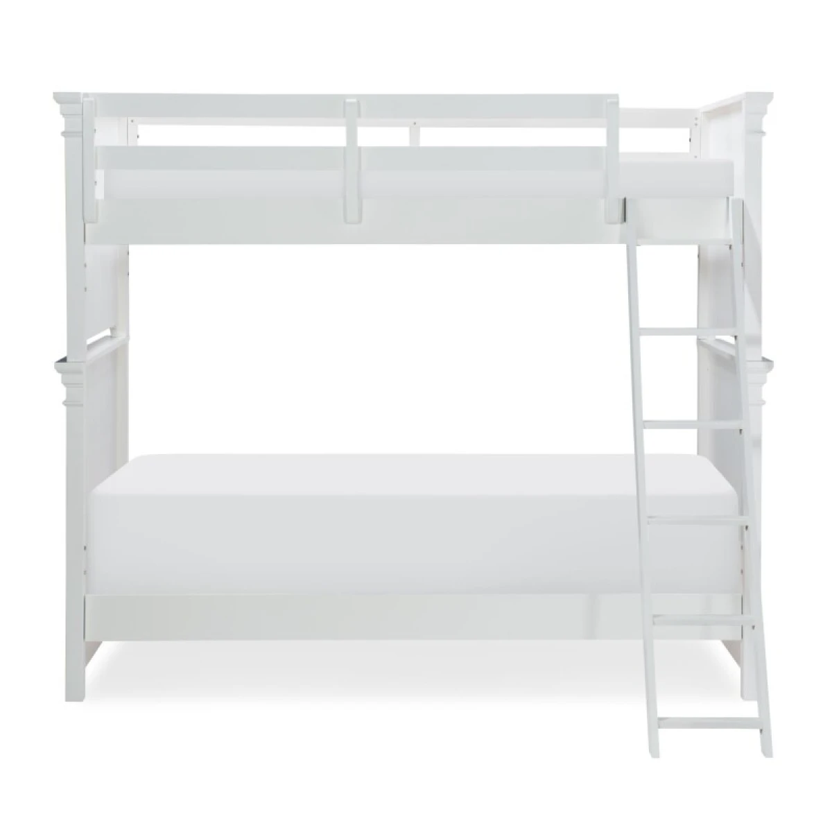Complete Bunk Twin White Finish Youth Beds Legacy Classic Furniture 5