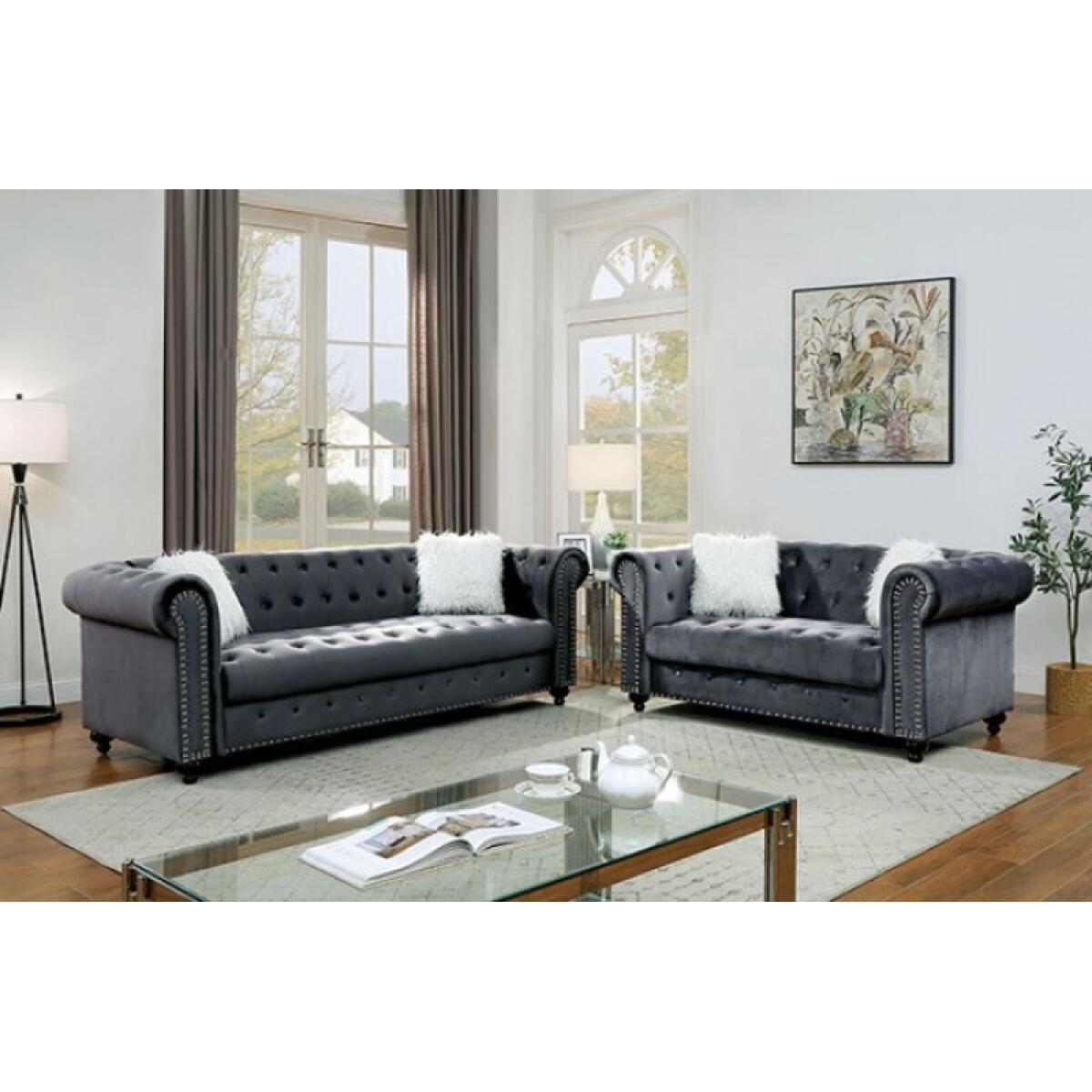 Giacomo Loveseat Loveseats Furniture of America 5
