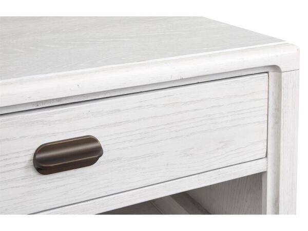 Sunset Cove - White Rectangular Cocktail Table w/Casters - Image 5