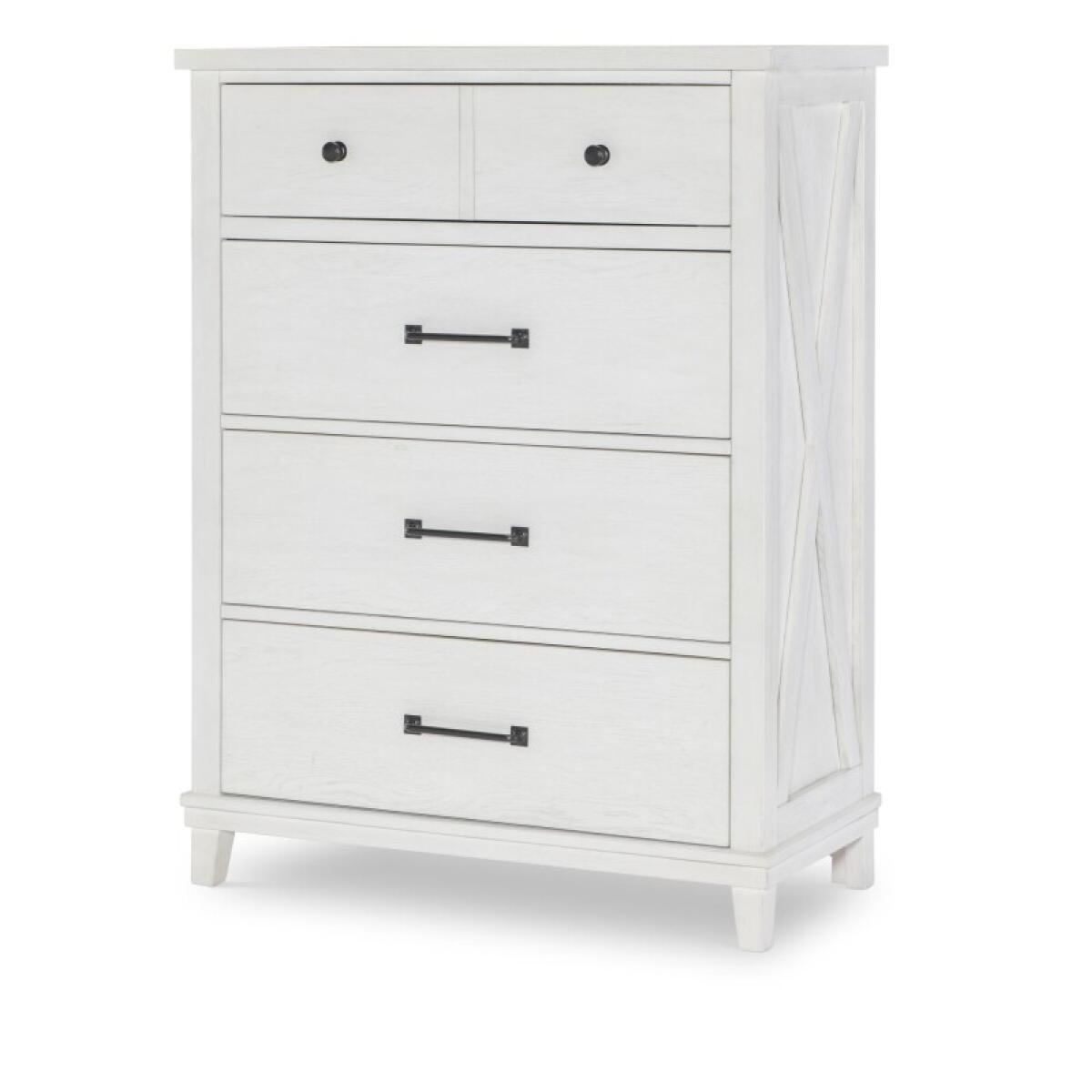 Drawer Chest White Finish Aged White 1861-2200VC - Image 2
