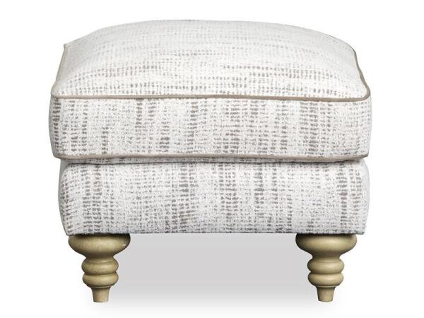 Christi Oyster Accent Ottoman Ottomans & Poufs Cream 13