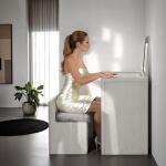 Ashburton Bedside Vanity Set w/ Stool - Image 3