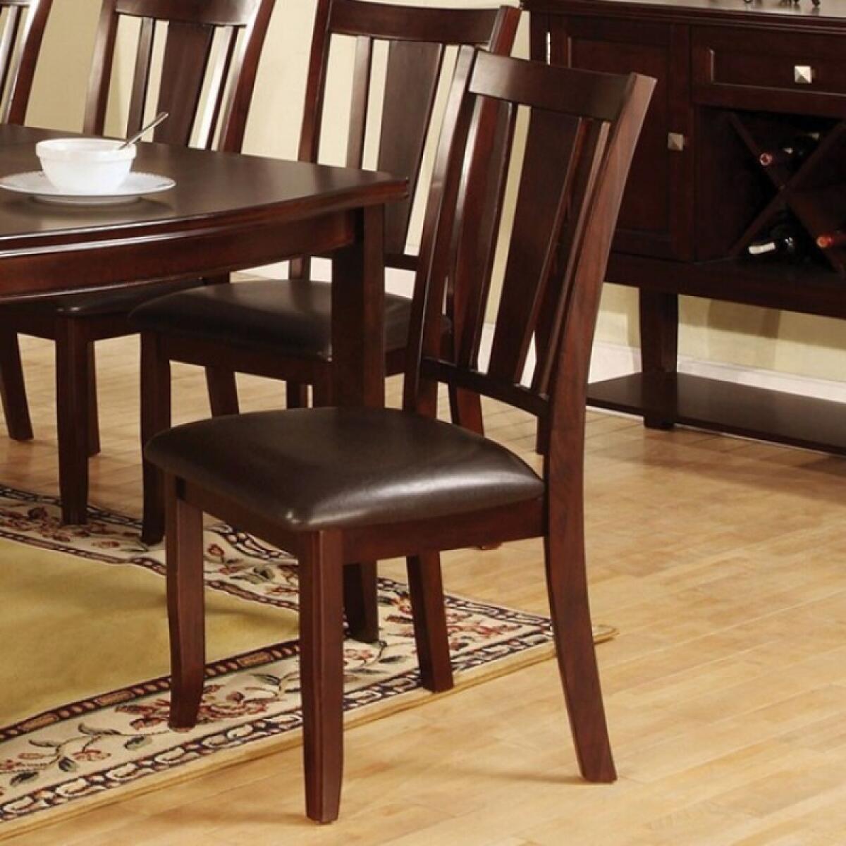 Edgewood Side Chair (2/Box) Chairs & Benches Brown 4