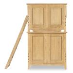 Complete Twin Over Twin Bunk End Natural Hickory - Image 4