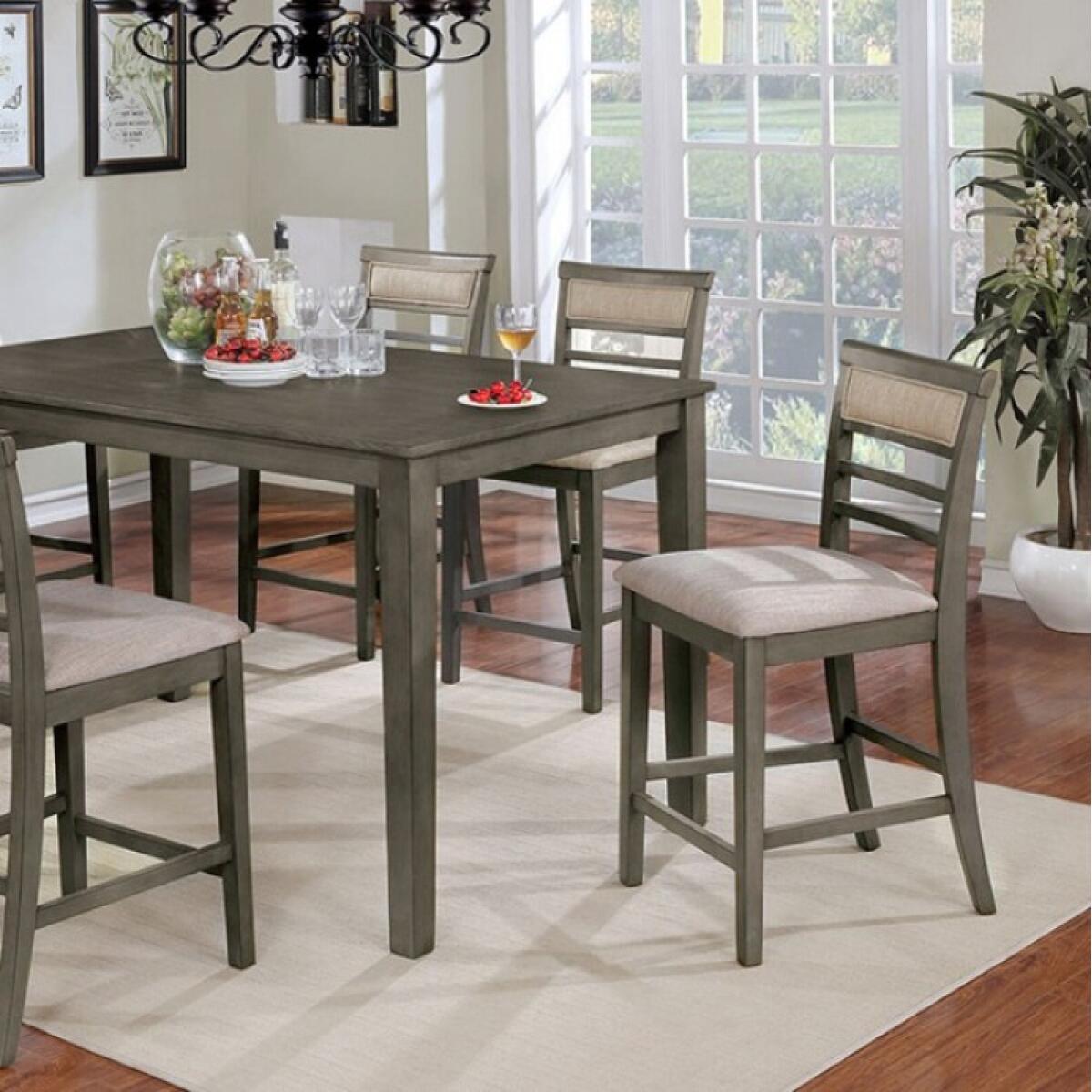 Fafnir 7 Pc. Counter Ht. Table Set Dining Sets Dining Sets 4