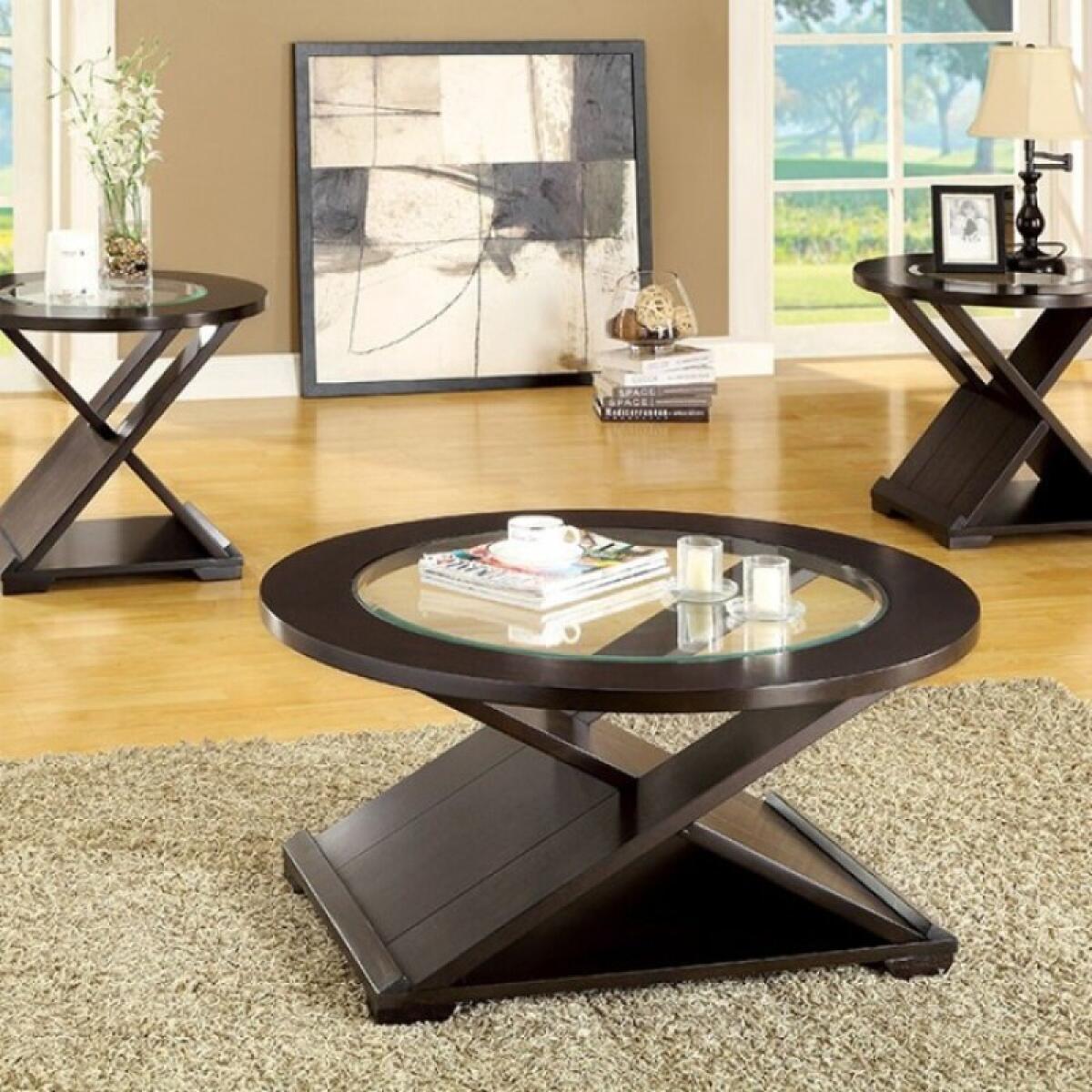 Orbe 3 Pc. Table Set Table Sets Brown 4