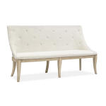 Dining Bench w/Upholstered Seat & Back - Image 3