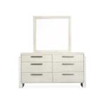 Dresser with Landscape Mirror Dressers Cream