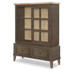 Display Cabinet Dining Storage Amber And Cocoa 13