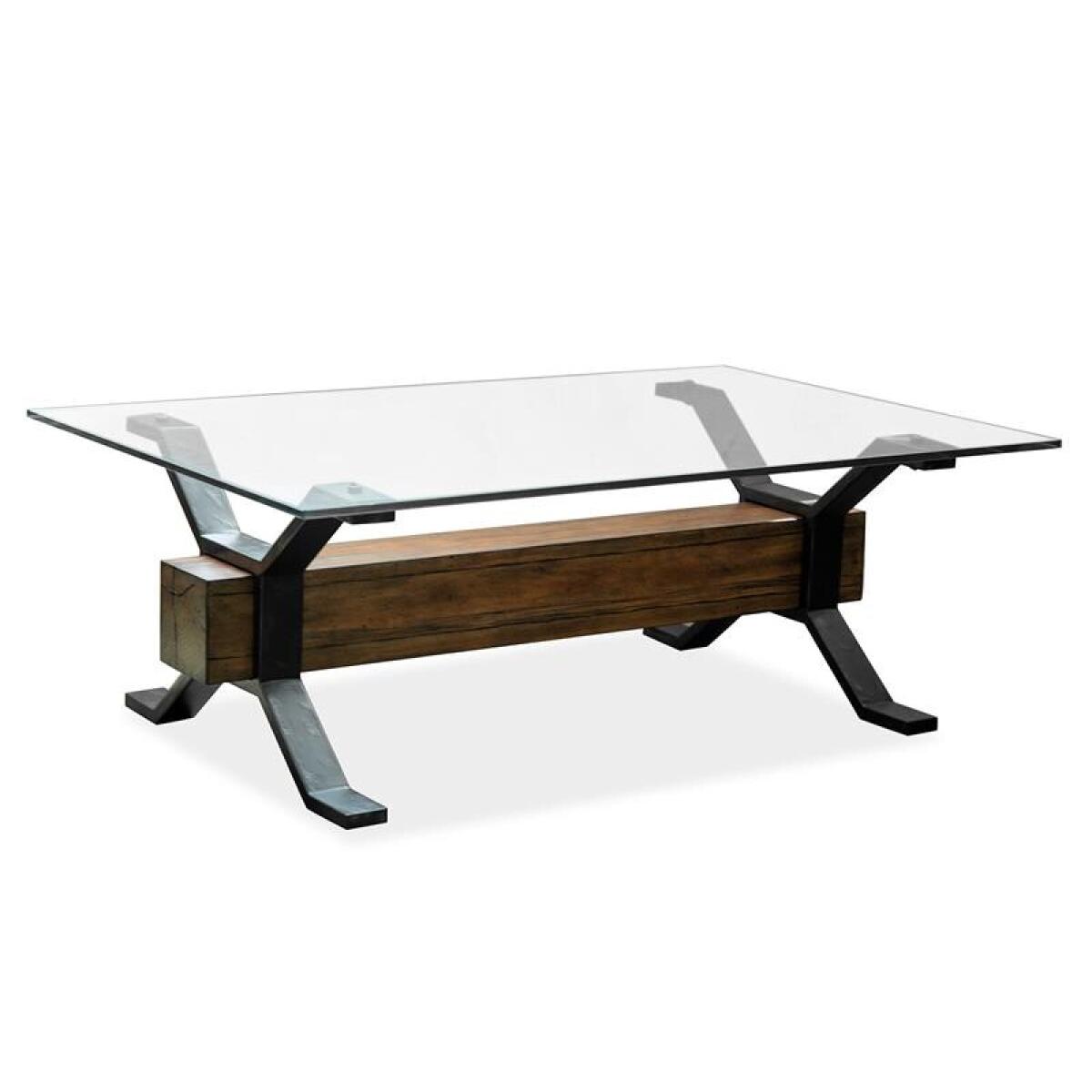 Sawyer Rectangular Cocktail Table Cocktail & Coffee Tables Brown 4