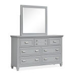 Drawer Dresser_Grey with Landscape Mirror_Grey Dressers Dressers 10