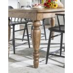 Chimney Leg Counter Height Table Dining Tables Barnwood Oak 27