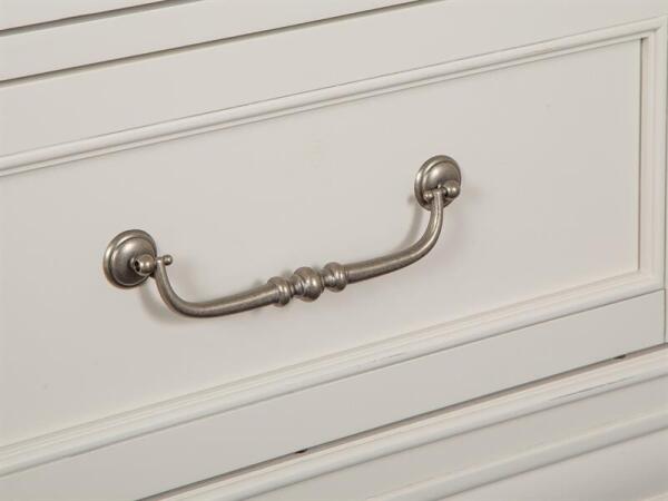 Willowbrook Drawer Nightstand Nightstands Egg Shell White w/slight rub through, M10868 Natural Fabric 18