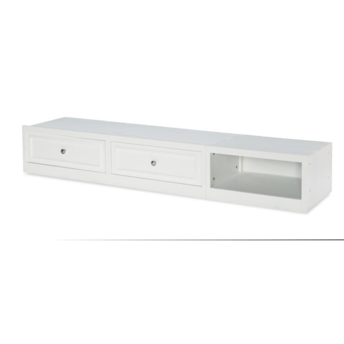 Underbed Stg Unit White Finish Bed Parts Bed Parts 4