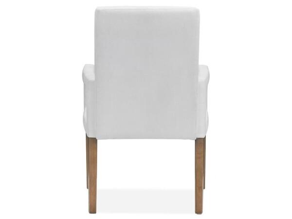 Lindon D5570-73W Dining Arm Chair w/White Uph.Seat & Back (2/ctn) - Image 6