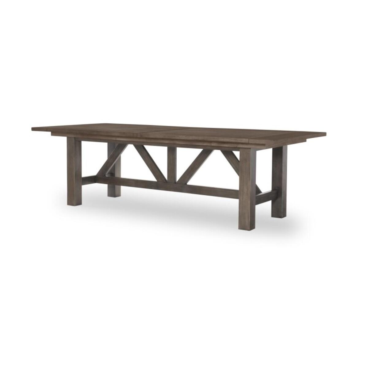 Trestle Dining Table Dining Tables Brown 4