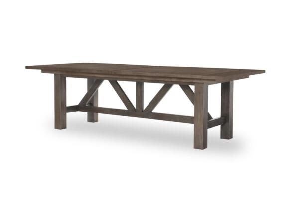 Trestle Dining Table Dining Tables Brown