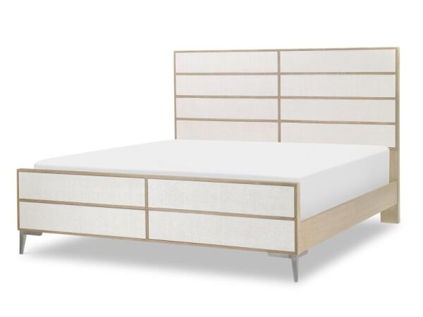 Complete Rattan Panel Bed Cal King 6/0 Beds Beds