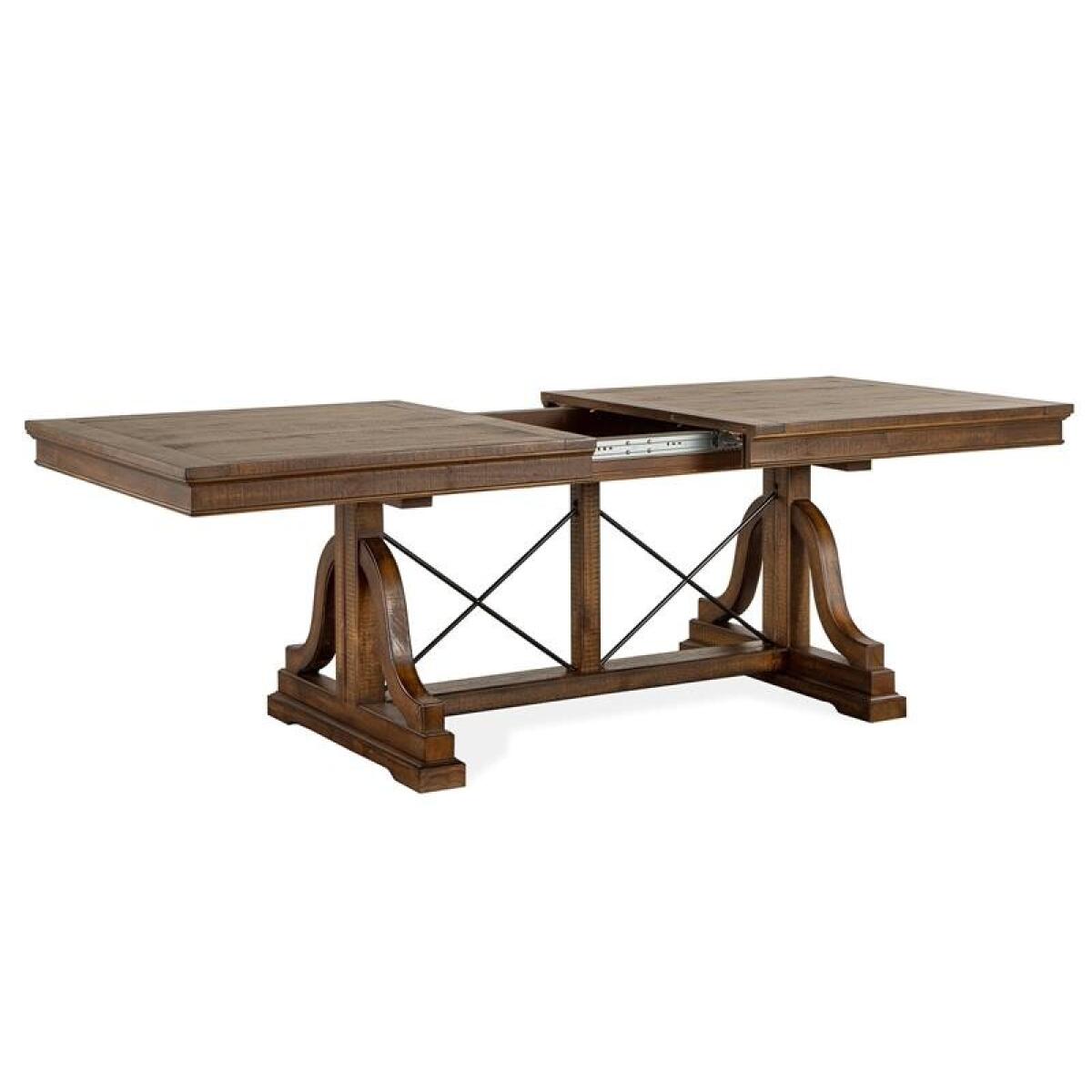 Bay Creek Trestle Dining Table Dining Tables Brown 10