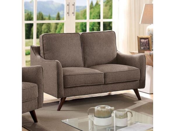 Maxime Love Seat Loveseats Brown