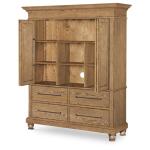 Armoire 4-drawers Dressers Barnwood Oak 11