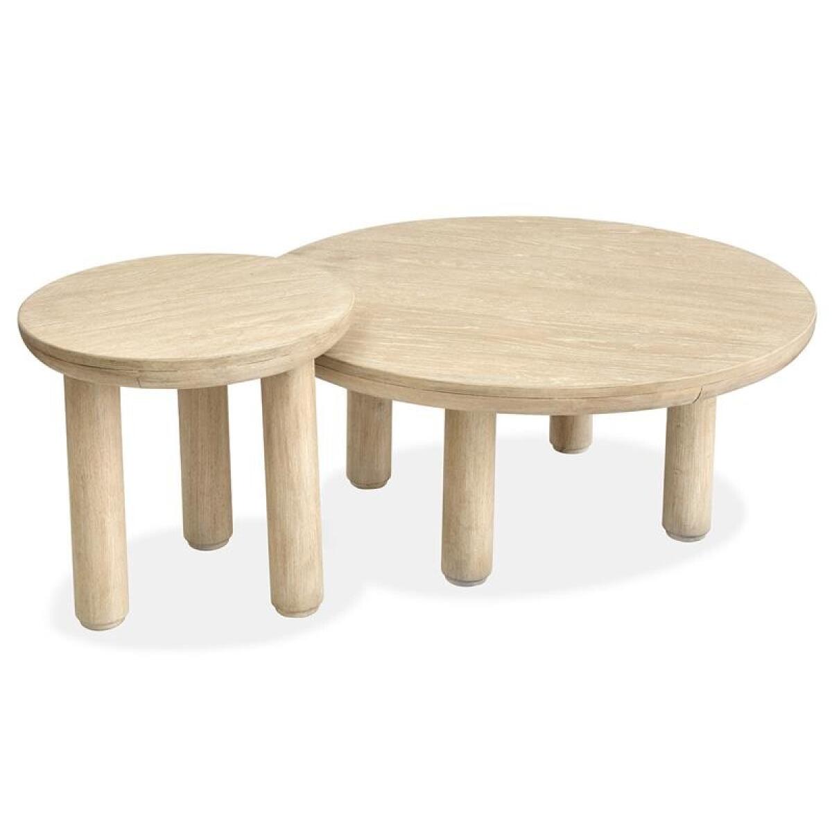 Sunset Cove Nesting Cocktail Table w/Casters - Image 9